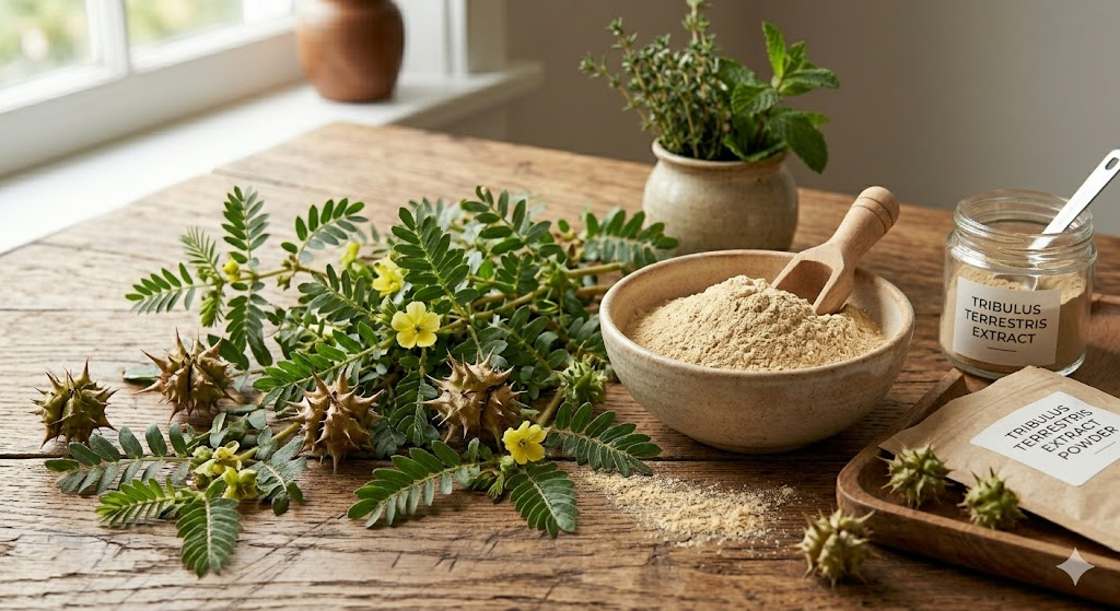 Tribulus Terrestris and Androgen Pathways: A Technical Guide
